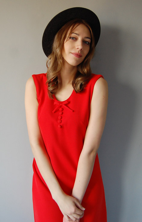 czerwona-sukienka-retro-vintage