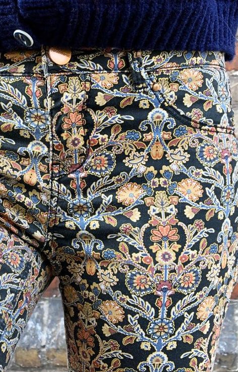 spodnie stradivarius wzór paisley