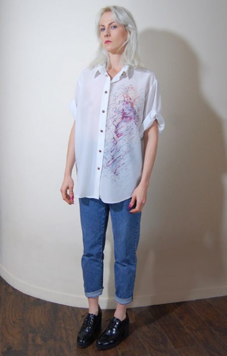 Bluzka z wizerunkiem nawiązującym do obrazu Narodziny Wenus