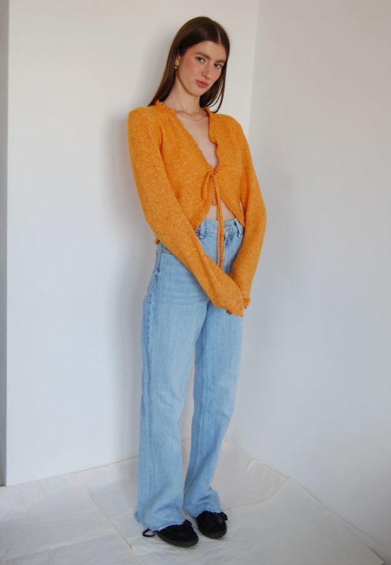 uniated-colors-of-benetton-sweterek-pomaranczowy